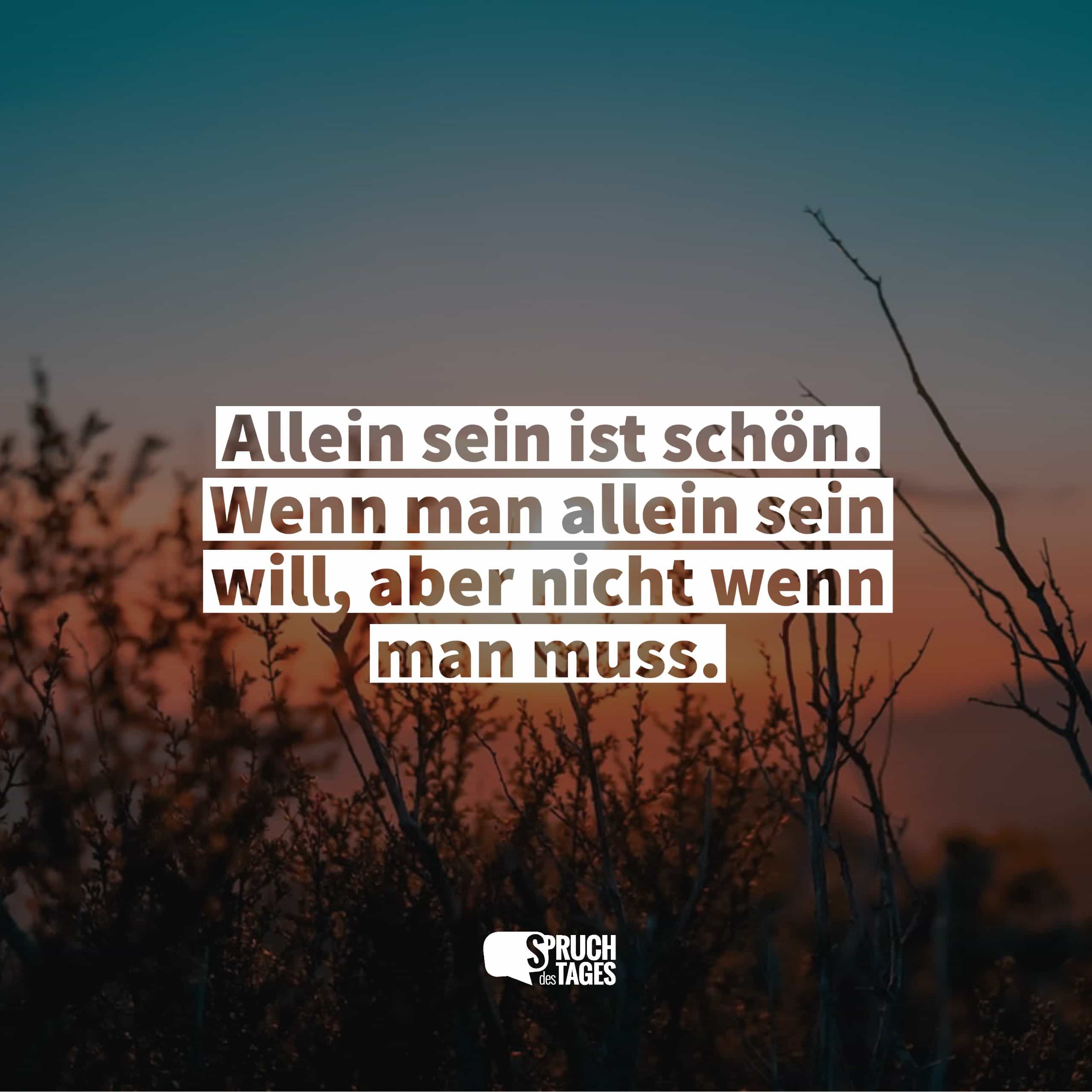 Zitate alleine stark sein